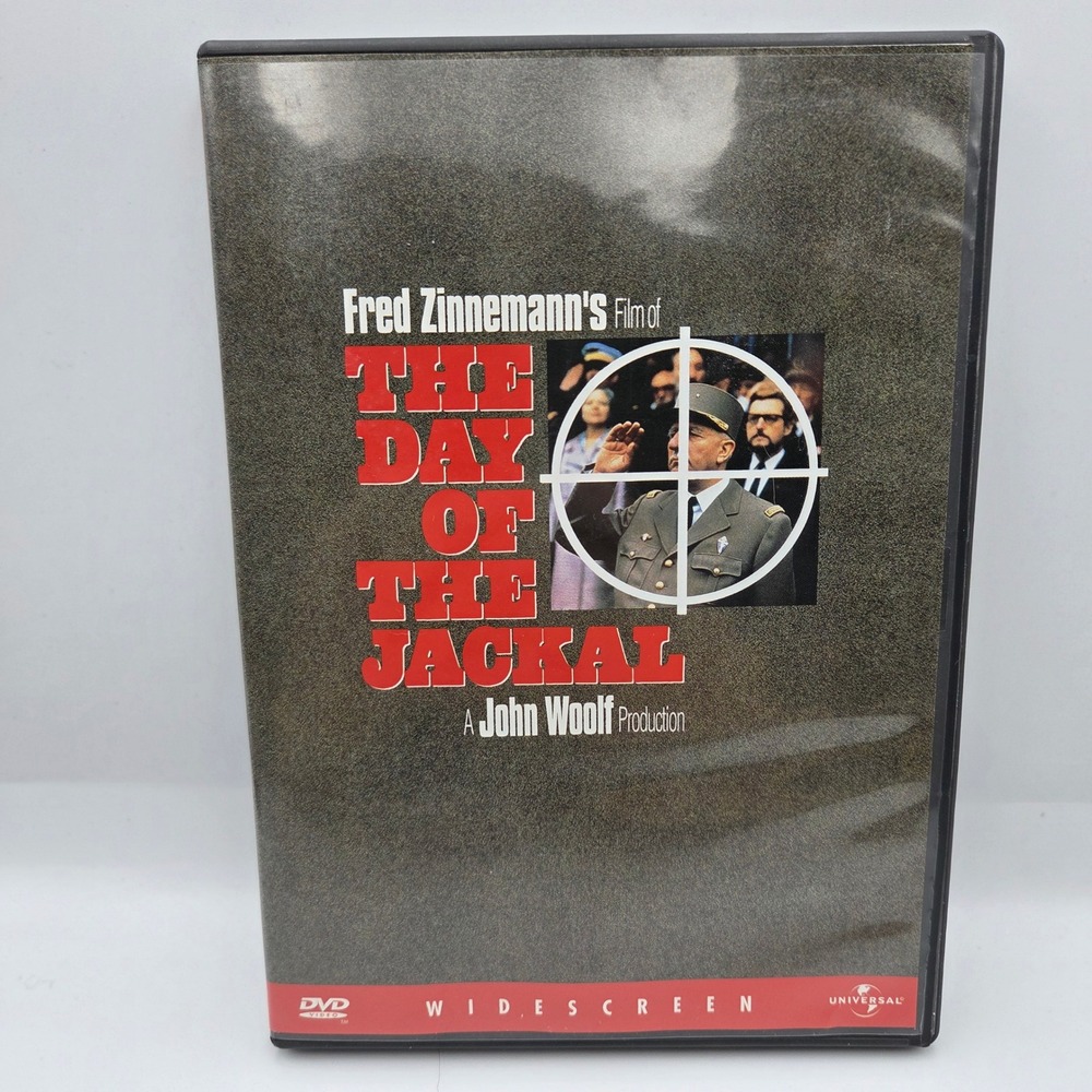 The Day of the Jackal DVD 1973 Movie Widescreen Edward Fox Universal Thriller